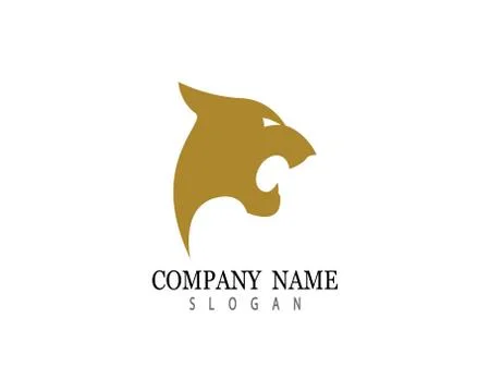 Lion head vector icon Illustrazione stock