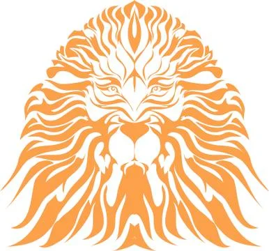 Lion head vector Stock Illustration