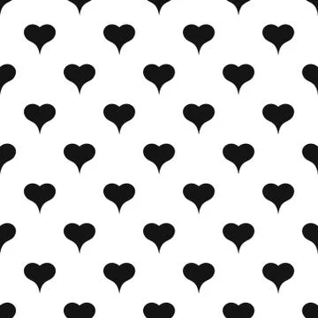 Lion Heart pattern seamless vector Illustrazione stock
