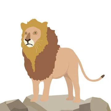 Lion icon Stock Illustration