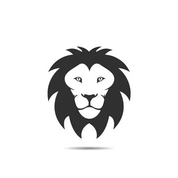 Lion icon logo template Stock Illustration