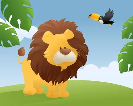 Lion Stock Illustration