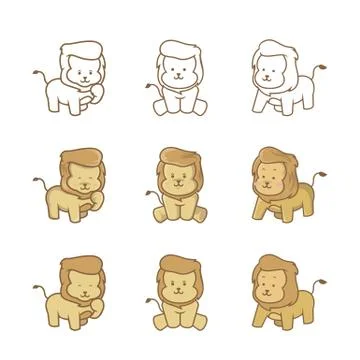 Lion Ilustración de archivo