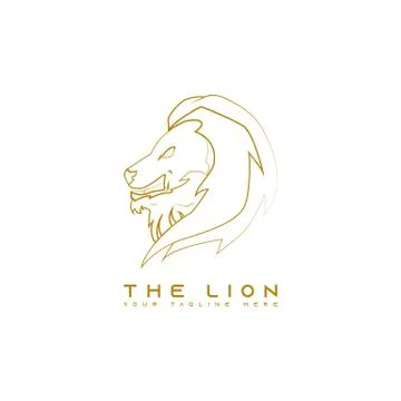 THE LION Stock Illustration