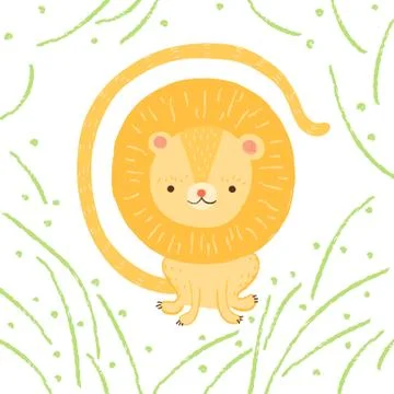 Lion illustration Stock Illustration
