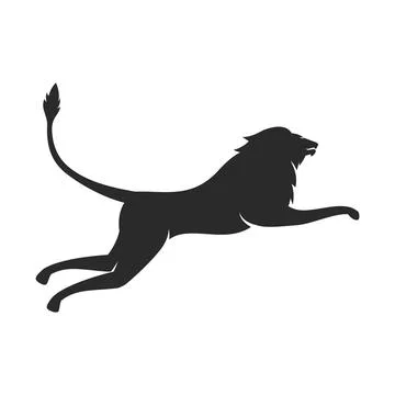 Lion illustration logo vector Illustration