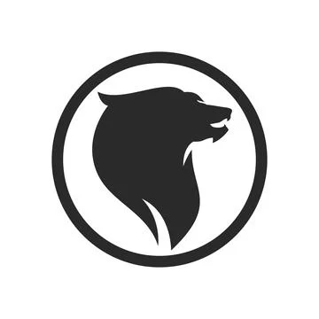 Lion illustration logo vector Stock Illustration