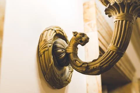 Lion Lamp Structure 写真素材