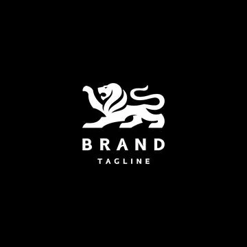 Lion Logo Design Stock Illustration