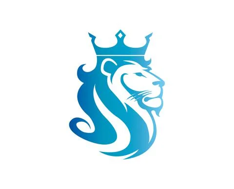 Lion Logo Design Template Flat Style Vector Illustration Stock Illustration