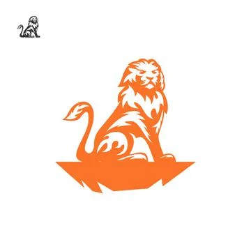 Lion logo Stock Illustration