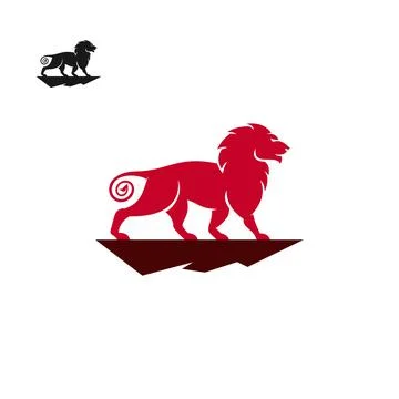 Lion logo Stock Illustration