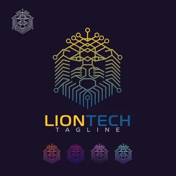 Lion logo Stock Illustration