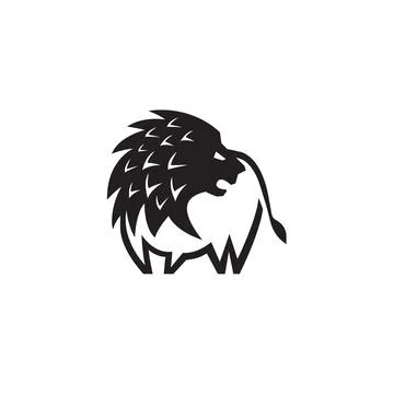 Lion logo 스톡 일러스트