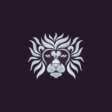 Lion logo vector Stock Illustration
