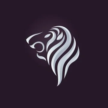 Lion logo vector Stock Illustration