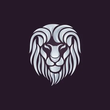 Lion logo vector Stock Illustration