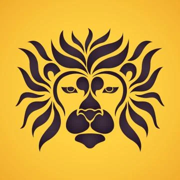 Lion logo vector Stock Illustration