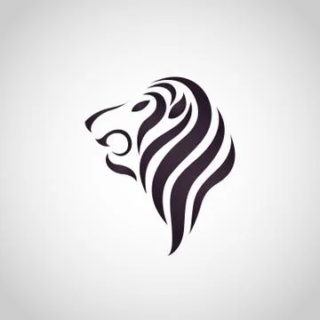 Lion logo vector Stock Illustration