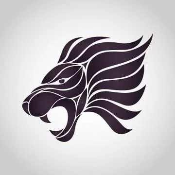 Lion logo vector Stock Illustration