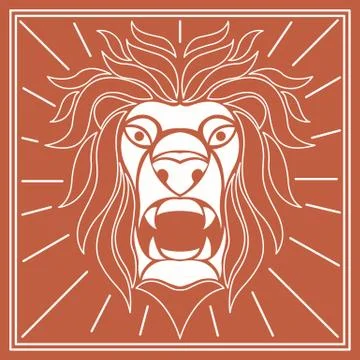 Lion logo vector Stock Illustration