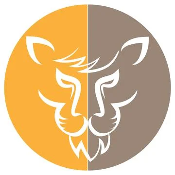 Lion logo vector illustration design Stock Illustration