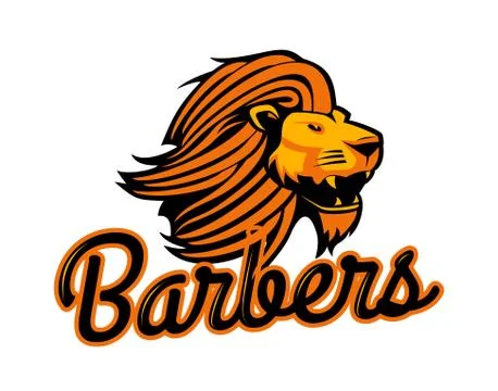 Lion logo, vector illustration Stock Illustration