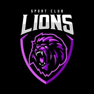 Lion roar logo Stock Illustration