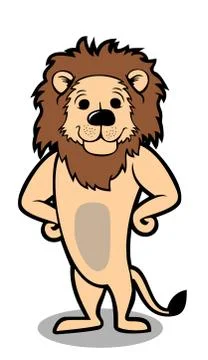 Lion smile Stock Illustration