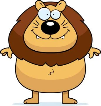 Lion Smiling Stock Illustration