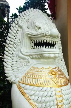 Lion statue 04 Stock Photos