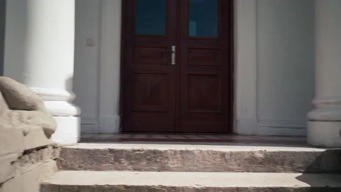 Lion Statue Inside Downtown Library Stock Footage 146146147