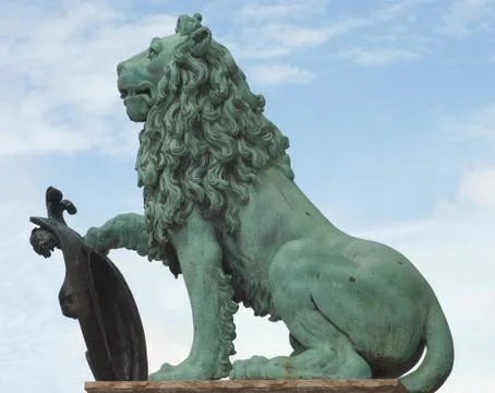 Lion statue Stock Photos