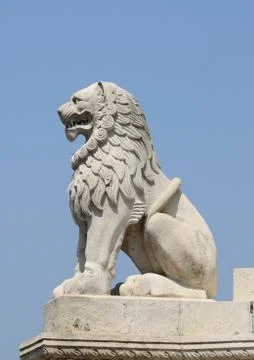 Lion statue Stock Photos