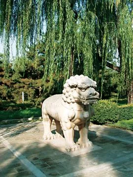 Lion statue Stock Photos