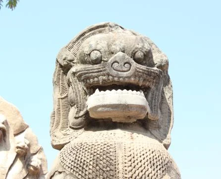 Lion statue Stock Photos