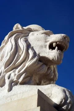 Lion statue Stock Photos
