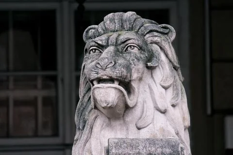 Lion statue Stock Photos