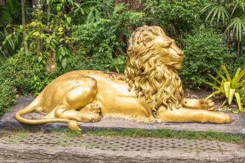 Lion statue Stock Photos