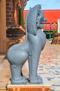 Lion statue Stock Photos