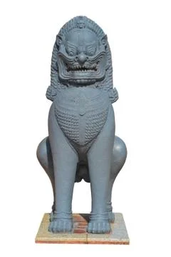 Lion statue Stock Photos