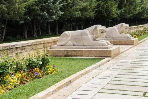 Lion statue Stock Photos