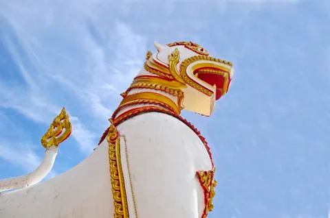 Lion statue 스톡 사진