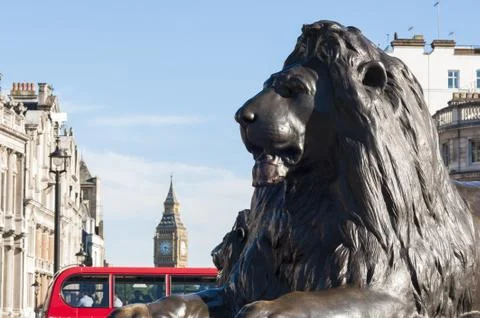 Lion statue Stock Photos