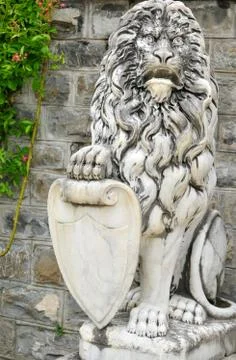 Lion statue Stock Photos
