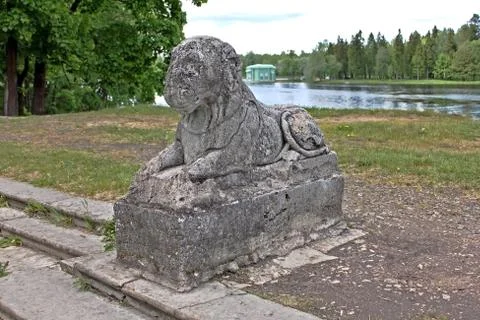 Lion statue Stock Photos
