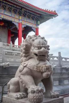 Lion statue Stock Photos
