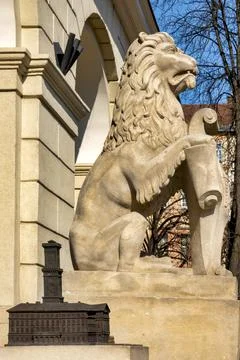 Lion statue Stock Photos