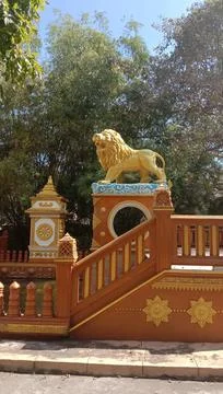 Lion statue Stock Photos