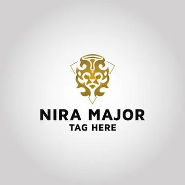 Lion vector logo design template inspiration Stock Illustration